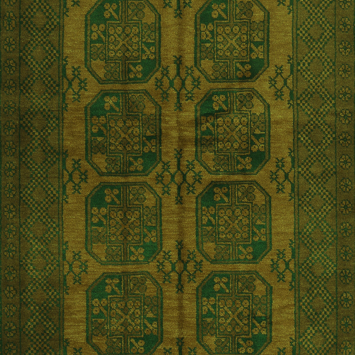 Serging Thickness of Machine Washable Persian Green Traditional Area Rugs, wshtr982grn