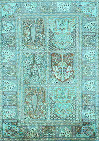 Persian Light Blue Traditional Rug, tr983lblu