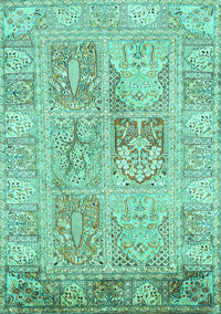 Persian Turquoise Traditional Rug, tr983turq