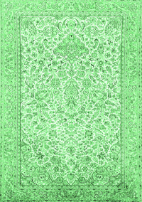 Persian Emerald Green Traditional Rug, tr984emgrn