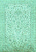 Persian Turquoise Traditional Rug, tr984turq