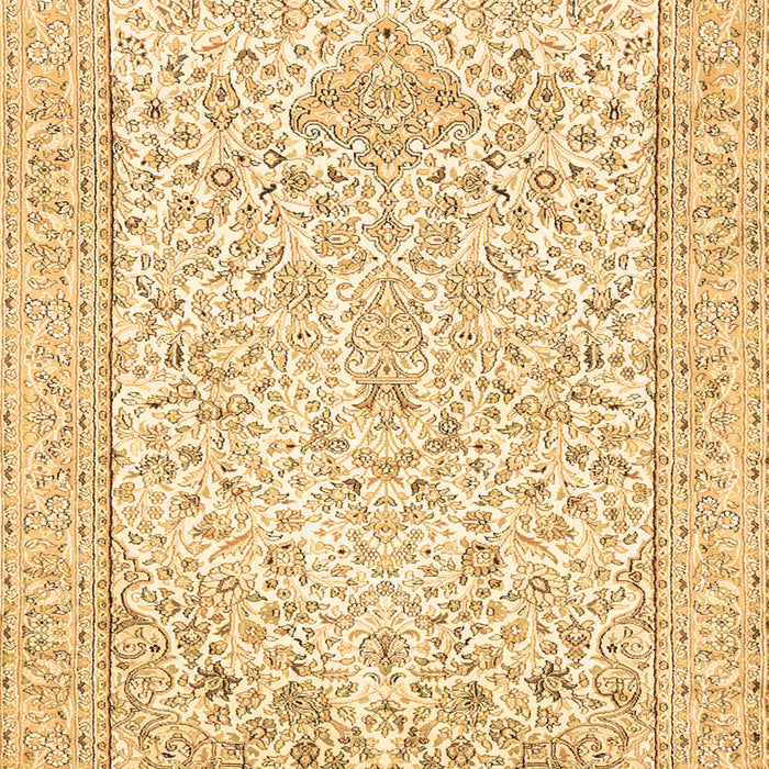 Machine Washable Persian Brown Traditional Rug, wshtr984brn