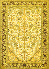 Persian Yellow Traditional Rug, tr985yw