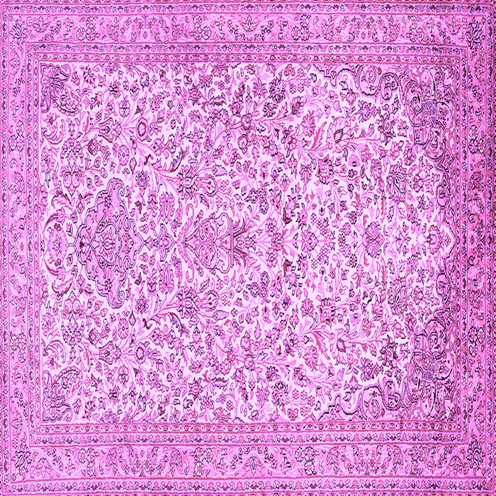 Square Persian Purple Traditional Rug, tr986pur
