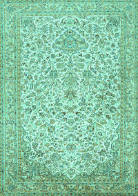 Persian Turquoise Traditional Rug, tr986turq