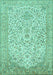 Persian Turquoise Traditional Rug, tr986turq