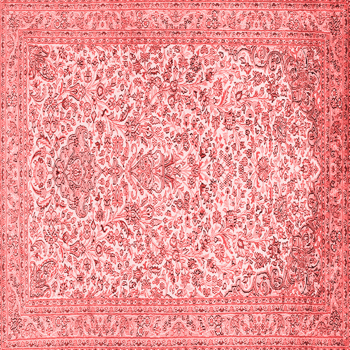 Machine Washable Persian Red Traditional Rug, wshtr986red