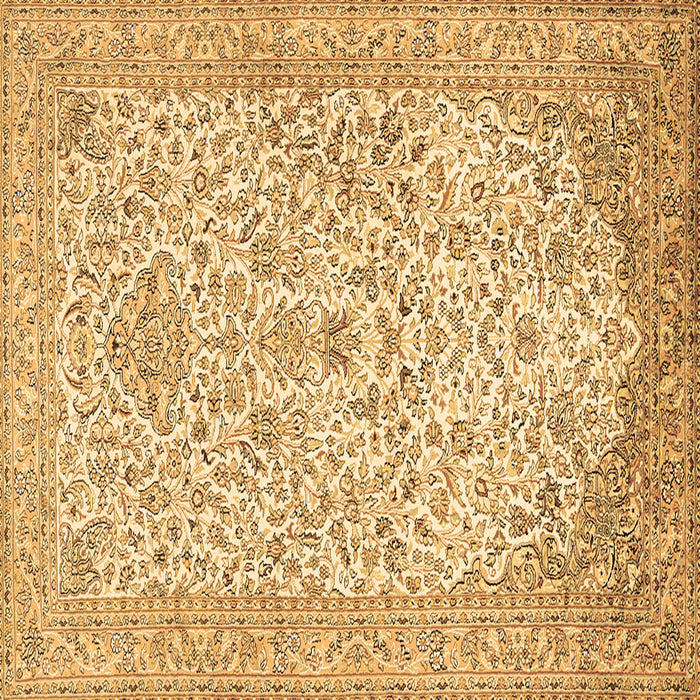Square Machine Washable Persian Brown Traditional Rug, wshtr986brn