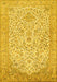 Persian Yellow Traditional Rug, tr986yw