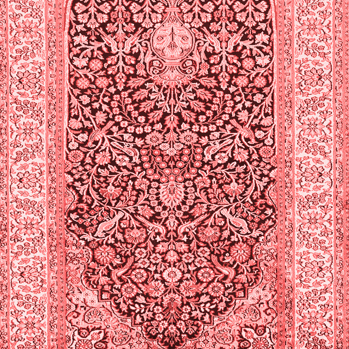 Machine Washable Animal Red Traditional Rug, wshtr987red