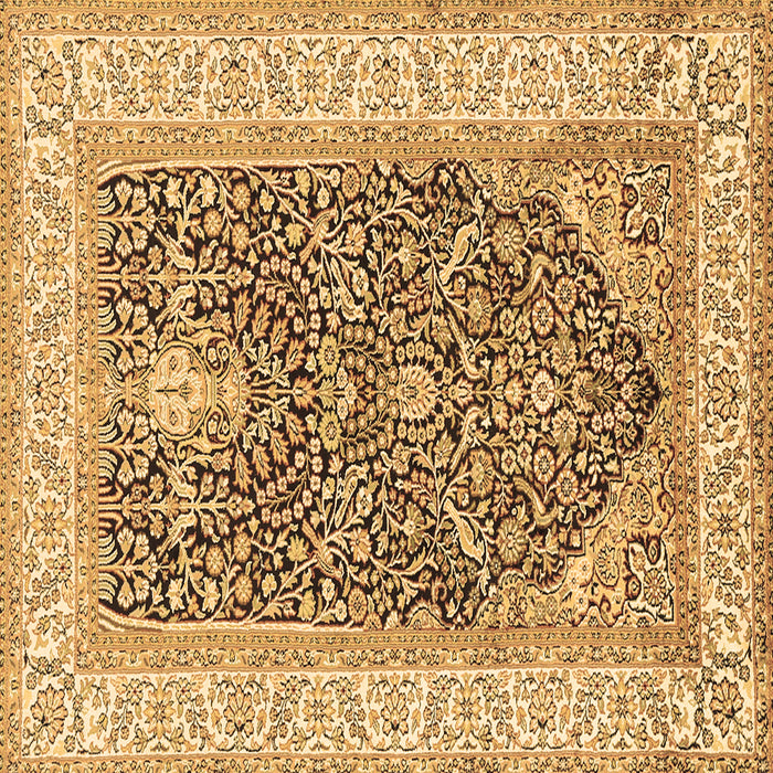 Square Animal Brown Traditional Rug, tr987brn