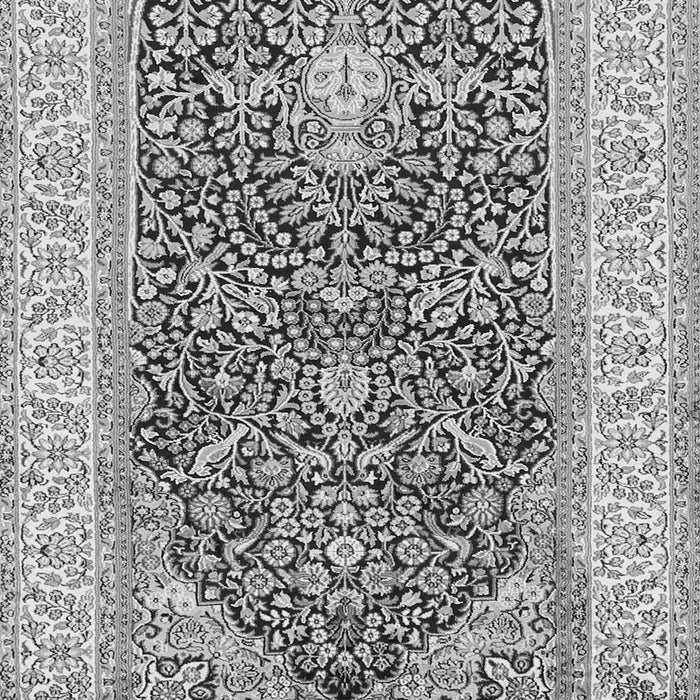 Serging Thickness of Machine Washable Animal Gray Traditional Rug, wshtr987gry