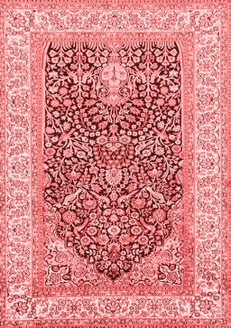 Animal Red Traditional Area Rugs
