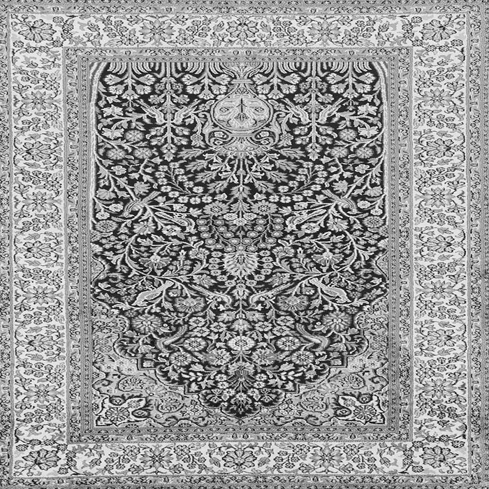Round Machine Washable Animal Gray Traditional Rug, wshtr987gry
