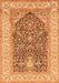 Animal Orange Traditional Rug, tr987org