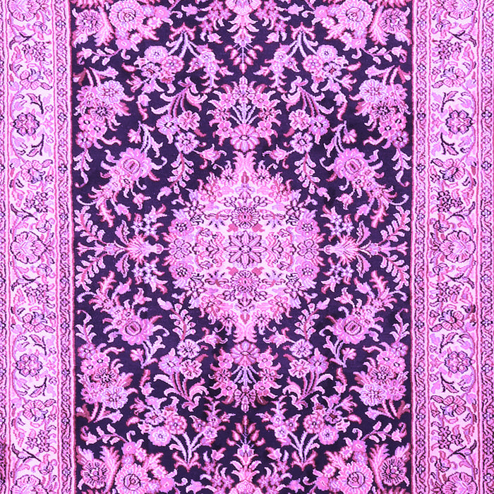 Medallion Purple Traditional Rug, tr988pur
