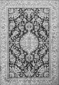 Medallion Gray Traditional Rug, tr988gry