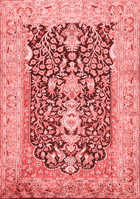 Animal Red Traditional Rug, tr989red