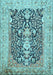 Animal Light Blue Traditional Rug, tr989lblu