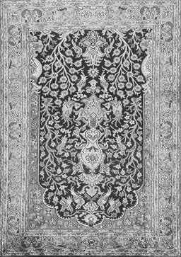 Animal Gray Traditional Rug, tr989gry
