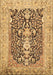 Animal Brown Traditional Rug, tr989brn