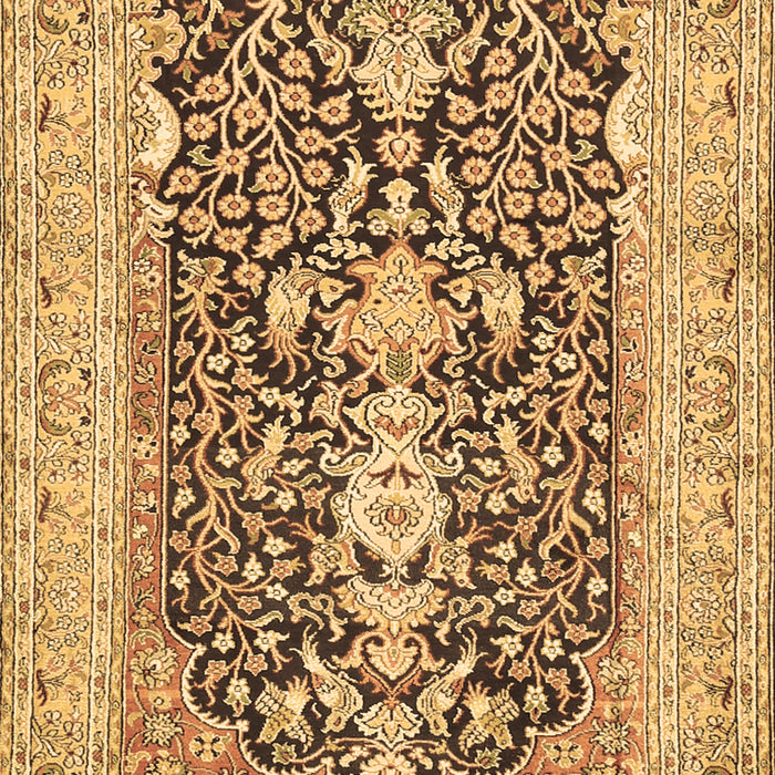 Animal Brown Traditional Rug, tr989brn
