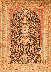 Animal Orange Traditional Rug, tr989org