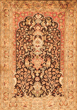 Animal Orange Traditional Rug, tr989org