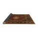 Sideview of Persian Brown Traditional Rug, tr98brn