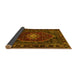 Sideview of Persian Yellow Traditional Rug, tr98yw