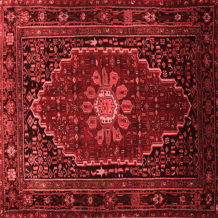 Machine Washable Persian Red Traditional Rug, wshtr98red