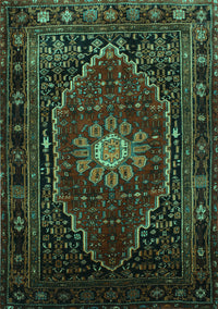 Persian Turquoise Traditional Rug, tr98turq