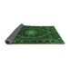 Sideview of Persian Emerald Green Traditional Rug, tr98emgrn