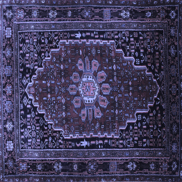 Square Persian Blue Traditional Rug, tr98blu