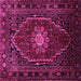 Square Persian Pink Traditional Rug, tr98pnk