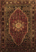 Persian Brown Traditional Rug, tr98brn