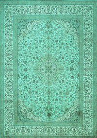Persian Turquoise Traditional Rug, tr990turq