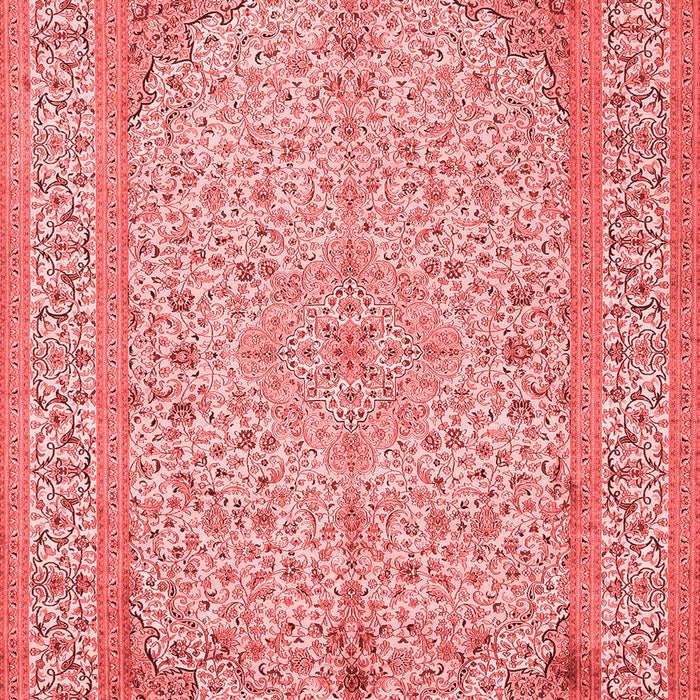 Machine Washable Persian Red Traditional Rug, wshtr990red