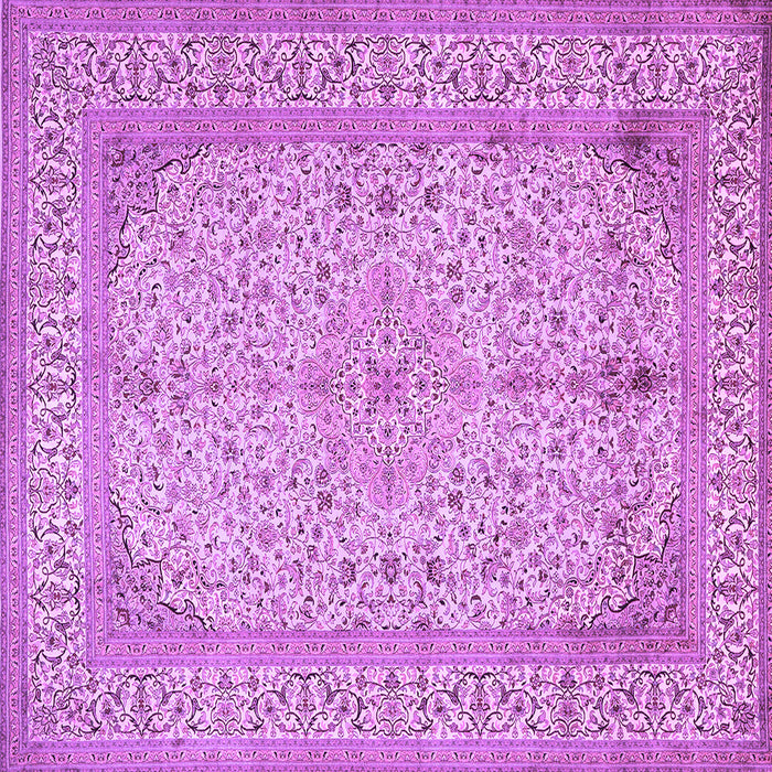 Square Persian Purple Traditional Rug, tr990pur