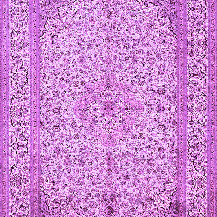 Machine Washable Persian Purple Traditional Area Rugs, wshtr990pur
