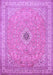 Medallion Purple Traditional Rug, tr991pur