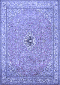 Medallion Blue Traditional Rug, tr991blu