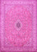 Medallion Pink Traditional Rug, tr991pnk