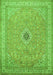 Medallion Green Traditional Rug, tr991grn