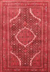 Medallion Red Traditional Rug, tr992red