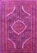 Medallion Pink Traditional Rug, tr992pnk