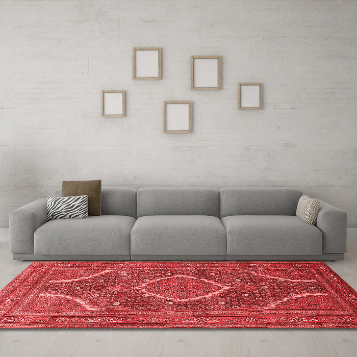 Traditional Red Washable Rugs