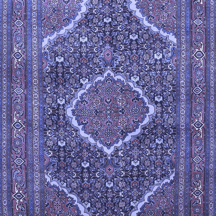 Medallion Blue Traditional Rug, tr992blu