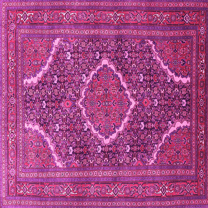 Square Medallion Pink Traditional Rug, tr992pnk
