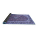 Sideview of Persian Blue Traditional Rug, tr993blu